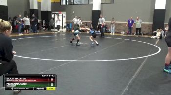 52 lbs Round 4 - Blair Halsted, Hammer Time Wrestling Academy vs McKenna Goth, Minnesota