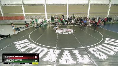 55 lbs Round 3 (4 Team) - Elizabeth Graeber, Idaho vs Makayela Sawyer, Mat Demons