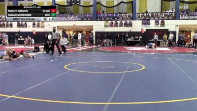 141 lbs Quarterfinal - Mason Gibson, Rutgers-Unattached vs Logan McDermid, Bucknell