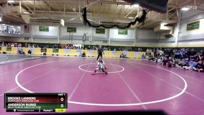 60 lbs Champ. Round 2 - Anderson Burke, Belle Fourche Wrestling Club vs Brooks Lanners, Dakota Boyz Wrestling Club