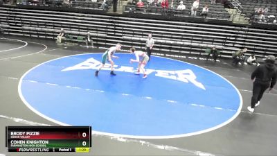 135 lbs Champ. Round 2 - Cohen Knighton, Farmington High School vs Brody Pizzie, Cedar Valley