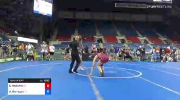 122 lbs Consi Of 8 #1 - Sophia Redwine, Oregon vs Ariah Barragan, California