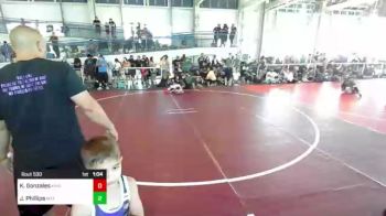 78 lbs Semifinal - Kalijah Gonzales, Kingdom WC vs Jackson Phillips, Mat Time