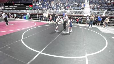 89 lbs Semifinal - Judd Vanderbilt, Eastside United vs Brody Miller, Worland WC