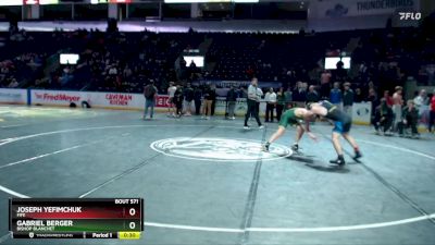 144 lbs Cons. Round 2 - Gabriel Berger, Bishop Blanchet vs Joseph Yefimchuk, Fife