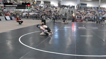 A 144 lbs Champ. Round 1 - Christian Davis, Signal Mountain High School vs Gavin Kleiber, Gibbs High School
