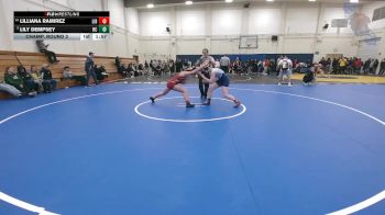134 lbs Champ. Round 3 - Lily Dempsey, River City vs Lilliana Ramirez, Liberty