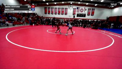 103 lbs Finals (8 Team) - Darci Chiu, Cerritos College vs Sienna Montanez, Mt. San Antonio College