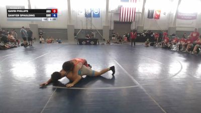 138 lbs Gavin Phillips, Arkansas vs Sawyer Spaulding, Kansas