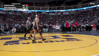 189 lbs Consi 5 - Hayden Harvey, Montoursville vs Luke Fugazzotto, Northwestern Leh