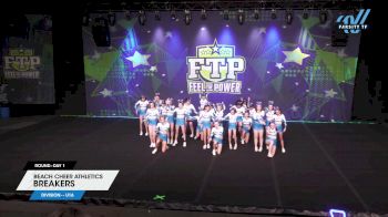 Beach Cheer Athletics - Breakers [2025 L1 - U16 Day 1] 2025 Feel The Power