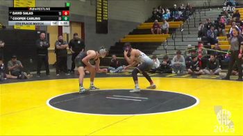 122 lbs 5th Place Match - Cooper Carling, Sierra Sabers vs David Salas, Team Selma