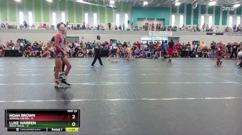 113 lbs Round 2 (6 Team) - Noah Brown, Georgia United vs Luke Warren, BHWC Duval