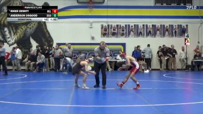 106 lbs Semifinal - Riker DeWitt, Williamsburg vs Anderson Osgood, Solon