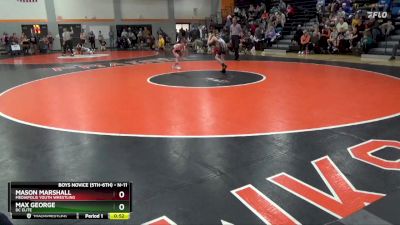 N-11 lbs Quarterfinal - Mason Marshall, Mediapolis Youth Wrestling vs Max George, DC Elite