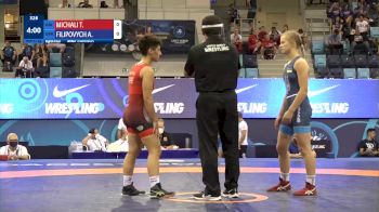 53 kg 1/8 Final - Theofania Eleni Michali, Greece vs Alina Filipovych, Ukraine