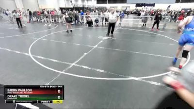 149 lbs Cons. Round 4 - Bjorn Paulson, MWC Wrestling Academy vs Drake Troxel, Nebraska