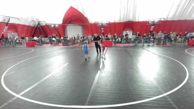 43 lbs Champ. Round 1 - Krew Kafer, MATPAC vs Braxton Clark
