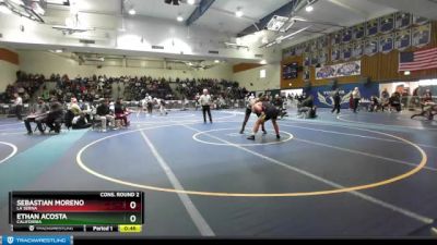 190 lbs Cons. Round 2 - Sebastian Moreno, La Serna vs Ethan Acosta, California