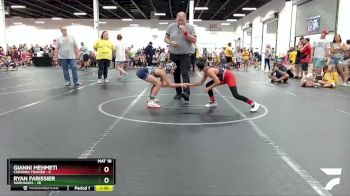 84 lbs Round 2 (8 Team) - Ryan Farissier, Warhawks vs Gianni Mehmeti, Cordoba Trained