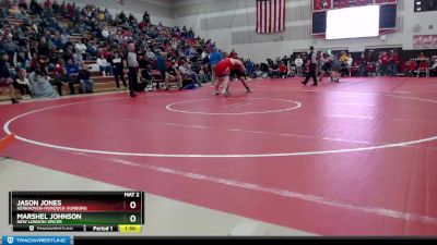 285 lbs Quarterfinal - Marshel Johnson, New London-Spicer vs Jason Jones, Kerkhoven-Murdock-Sunburg