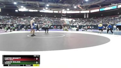 215 lbs Cons. Round 4 - Carter Bennett, Forest Grove vs Landon Bolson, Chiawana