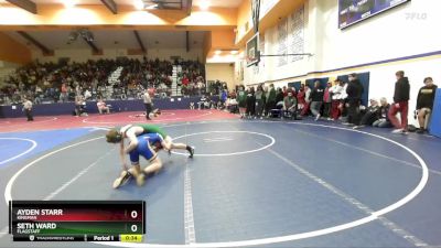 144 lbs Cons. Round 4 - Seth Ward, Flagstaff vs Ayden Starr, Kingman