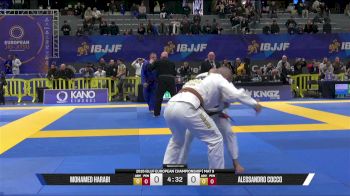 Alessandro Cocco vs Mohamed Harabi 2026 European Jiu-Jitsu IBJJF Championship