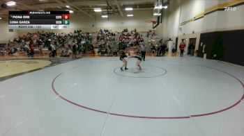 120 lbs Cons. Round 2 - Fiona Erb, Coppell Red vs Luna Garza, Burleson Centennial