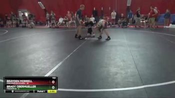 132 lbs Round 2 (4 Team) - Brady Obermueller, Freedom B vs Brayden Morrell, Erie/Prophetstown