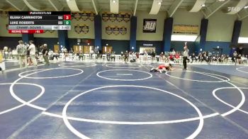 133 lbs Champ. Round 1 - Elijah Carrington, Belmont Abbey vs Luke Roberts, Bluefield State