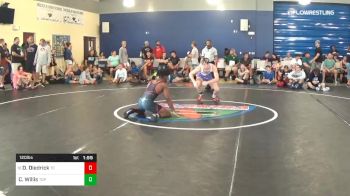 120 lbs Round Of 32 - Domenick Diedrick, Treasure Coast vs Carter Willis, Top Gun Wrestling Academy