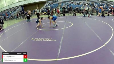 14U Boys - 96 lbs Quarters - Lucas Layne, North Brevard Wrestling Association vs Estevan Maximo Jr., Cyclones Wrestling & Fitness