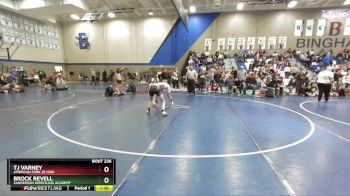 104 lbs Quarterfinal - Tj Varney, American Fork Jr High vs Brock Revell, Sanderson Wrestling Academy