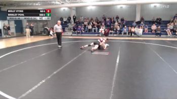 130 lbs Round 4 - Molly Hying, Waverly Girls vs Brinley Pohl, Minden