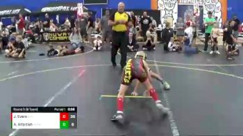 65 lbs Round 5 (6 Team) - Alec Alfortish, Untouchables White vs Jace Evers, The Funky Singlets Teal