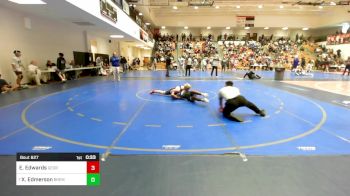 150 lbs Consi Of 8 #2 - Ethan Edwards, Georgia vs Xavier Edmerson, Bremen Takedown Club