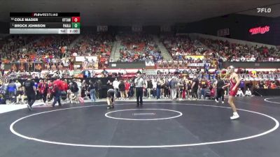 138 lbs Champ. Round 1 - Brock Johnson, Paola Hs vs Cole Mader, Ottawa Hs