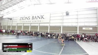 105 lbs Cons. Round 4 - Lillian La Notte, Wasatch vs Emily Shoemaker, Juab