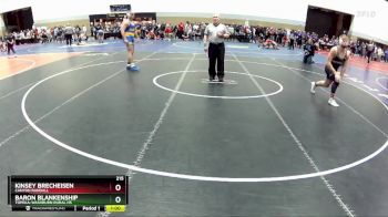 215 lbs Cons. Round 1 - Kinsey Brecheisen, Canyon Randall vs Baron Blankenship, Topeka-Washburn Rural HS