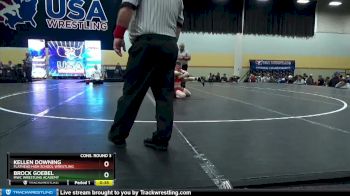 100 lbs Cons. Round 3 - Brock Goebel, MWC Wrestling Academy vs Kellen Downing, Flathead High School Wrestling