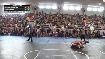 134 lbs Quarterfinal - Aiden White, Marysville Wrestling vs Dylan Legleitner, Warriors