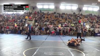 134 lbs Quarterfinal - Aiden White, Marysville Wrestling vs Dylan Legleitner, Warriors