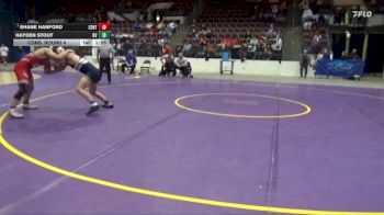 165 lbs Cons. Round 4 - Hayden Stout, Buena Vista vs Shane Hanford, Central