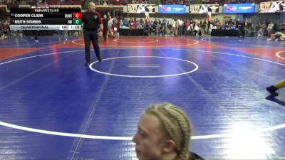 146 lbs Quarterfinal - Cooper Clark, Frenchtown Wrestling Club vs Keith Stubbs, Rustler Wrestling