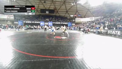 Boys 2A 165 lbs Cons. Round 1 - Axton Flemens, Mark Morris vs Josh Friesen, Sehome