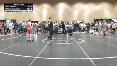 132 lbs 1st Place Match - Max Dinges, M2 vs Emilio Albanese, Grit Mat Club