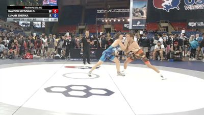132 lbs Champ. Rd Of 128 - Kayden McDonald, West Virginia vs Lukah Zherka, Florida