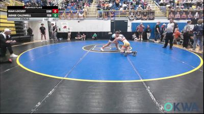130 lbs Final - Kiah Locust, Cowboy Wrestling Club vs Judge Caldwell, Prime Wrestling