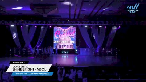 Dance United - Shine Bright - MSCL [2025 Mini - Contemporary/Lyrical Day 1] 2025 Coastal at the Capitol Grand Nationals